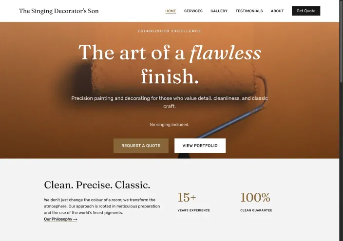 The Singing Decorator's Son screenshot