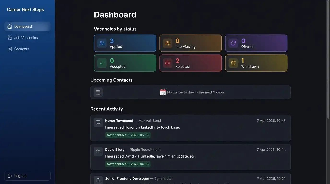 v1 design from Stitch